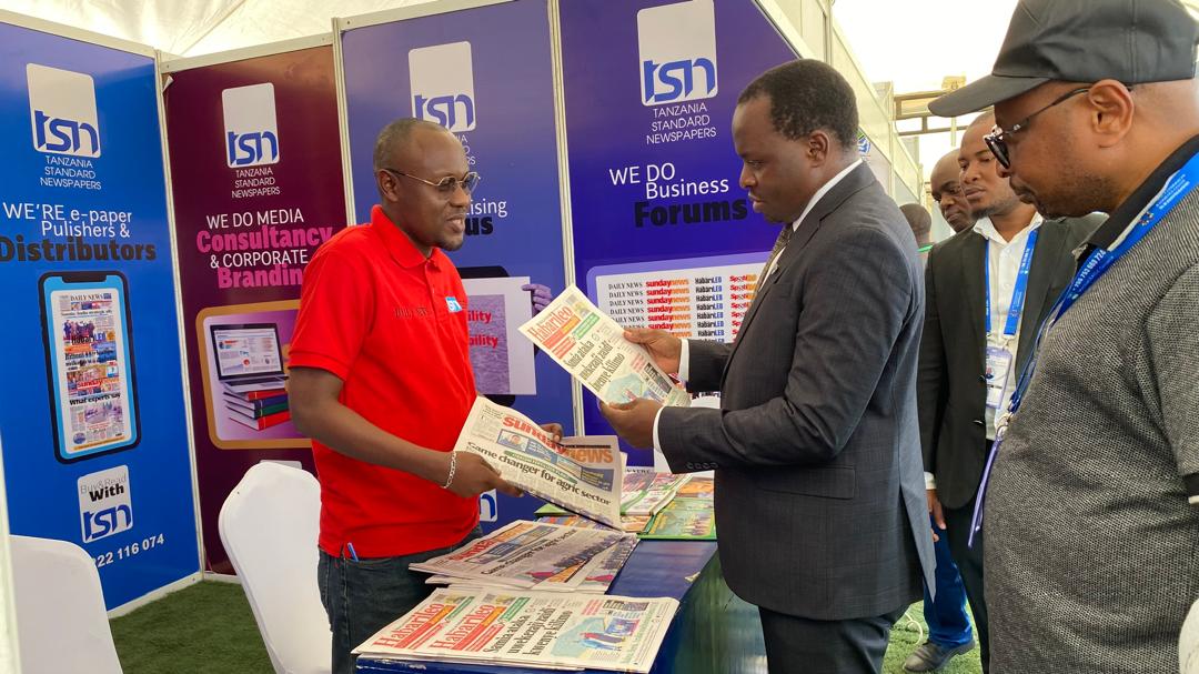 Msigwa Visits TSN Booth at Sabasaba Fair