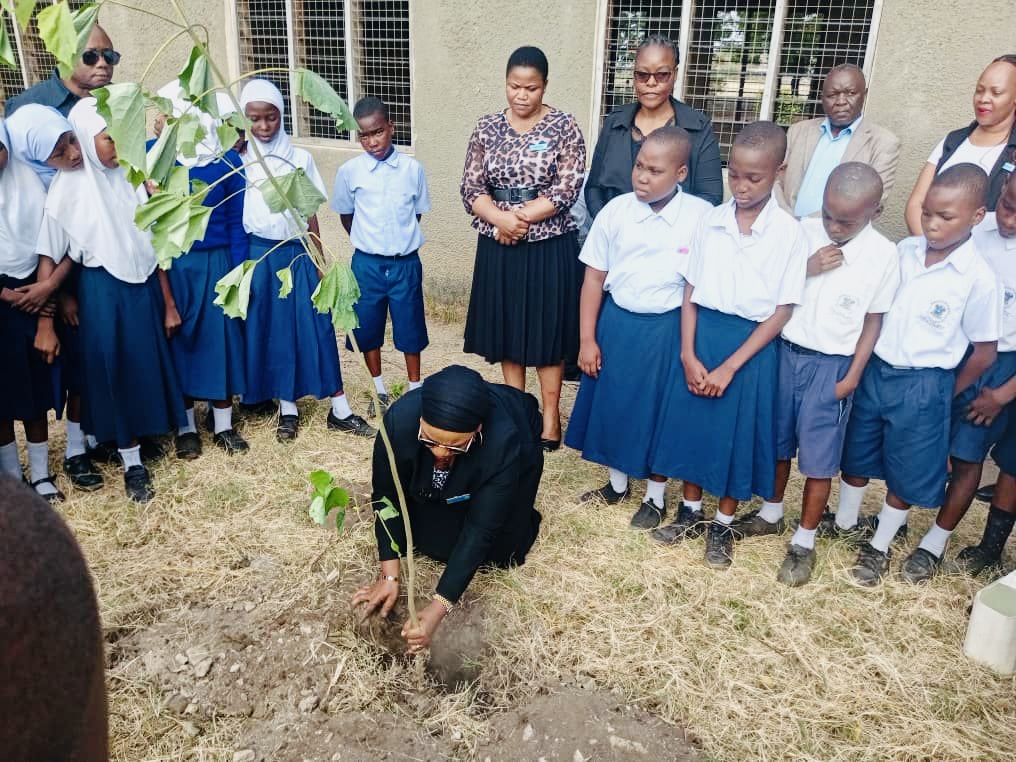 TSN Plants 100 Trees at Bahati Primary School