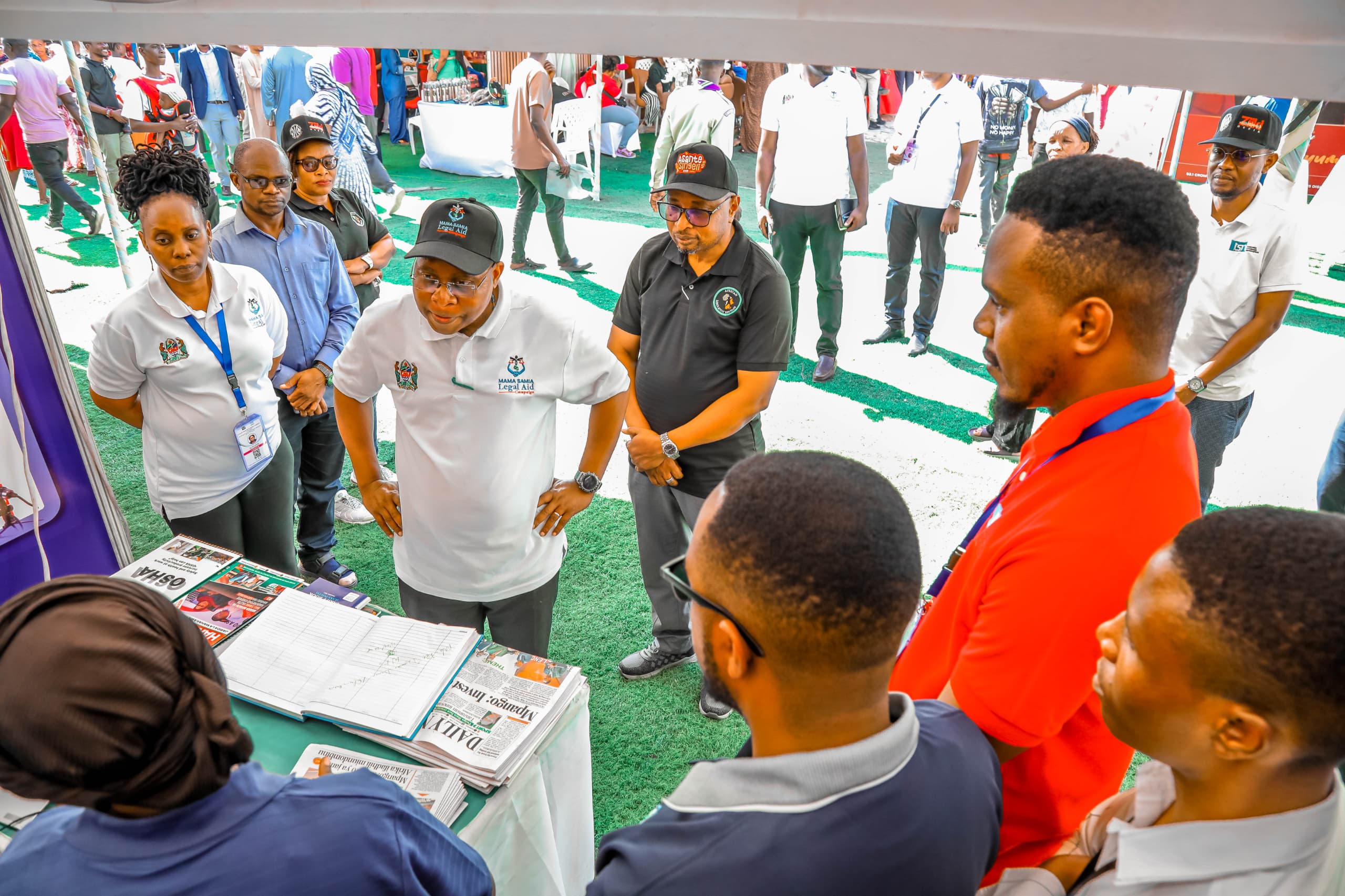 Ndumbaro Visits TSN Pavilion at Sabasaba