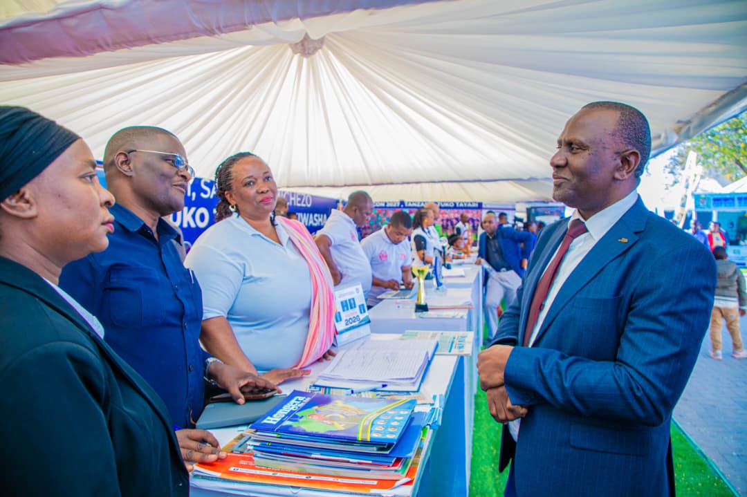Prof. Godius Kahyarara Visits TSN Booth
